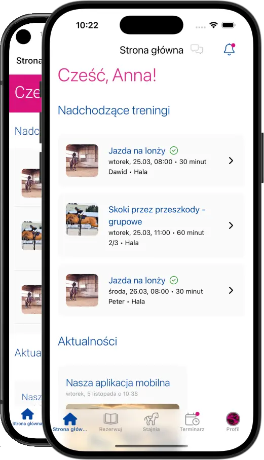 Mobilna aplikacja jeździecka